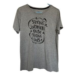 Celebrate Mother's Day T-Shirt Tee size L 12-14 Strong Women Raise Strong Kids‎